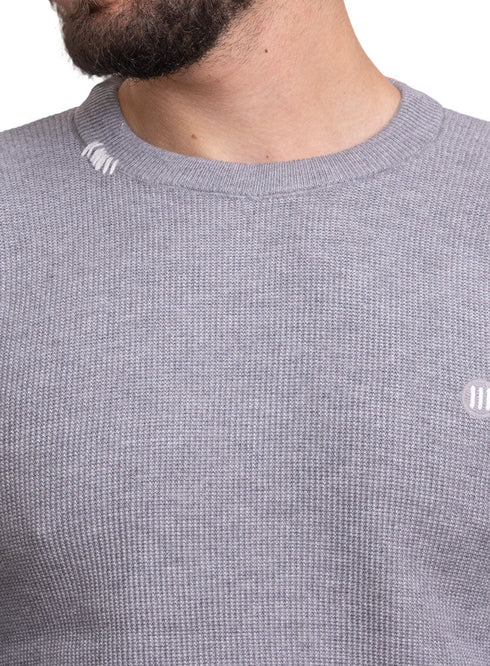 Grey - Design p2240 PF - Round Pullover - Khotwh